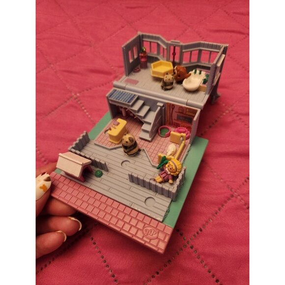 1993 Polly Pocket Pollyville Vintage Lot Pet Shop Bluebird Playset - Picture 6 of 6